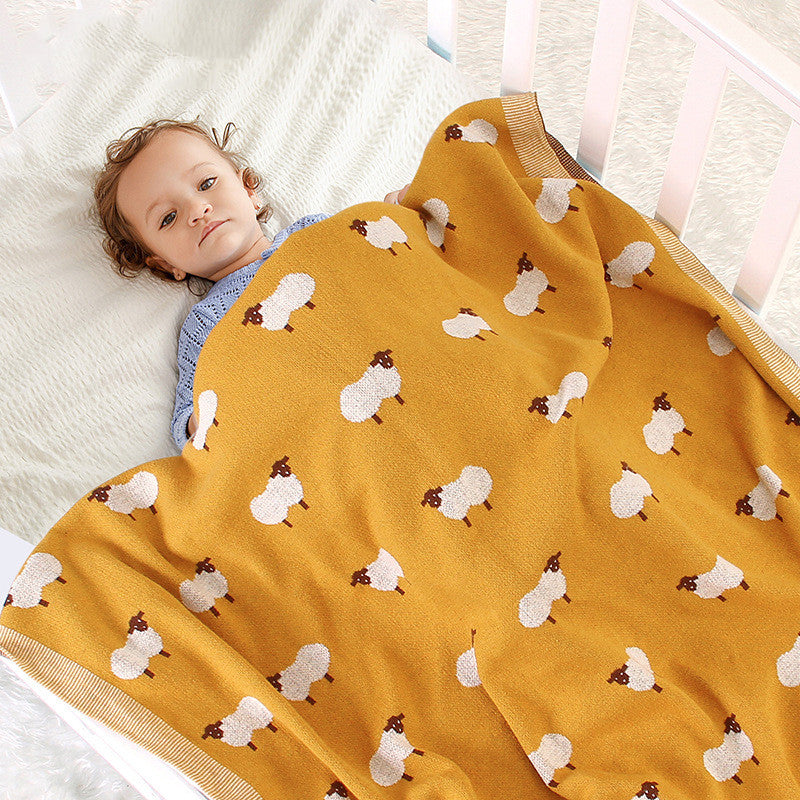 The Perfect Snuggle: Baby Knitted Lamb Blanket